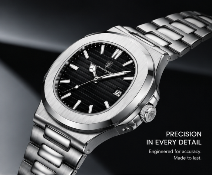 Luxury Stainless Steel Watch