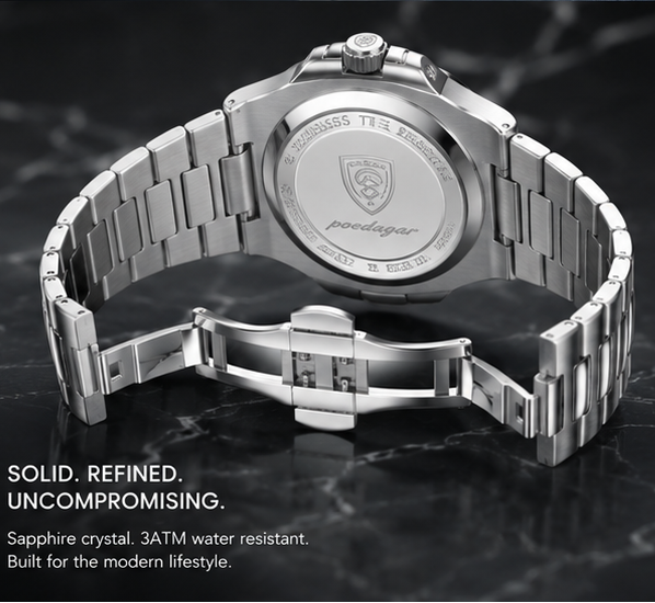 Luxury Stainless Steel Watch