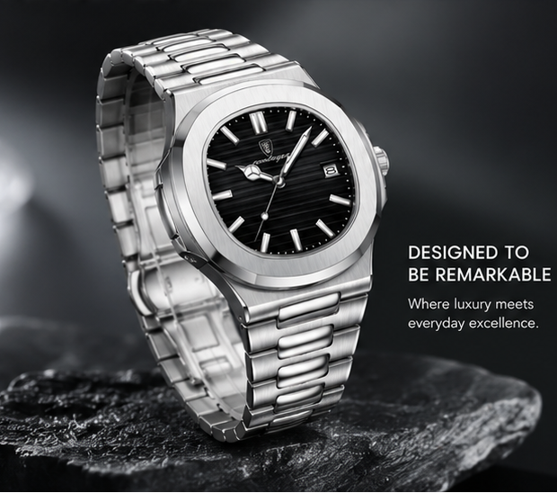 Luxury Stainless Steel Watch