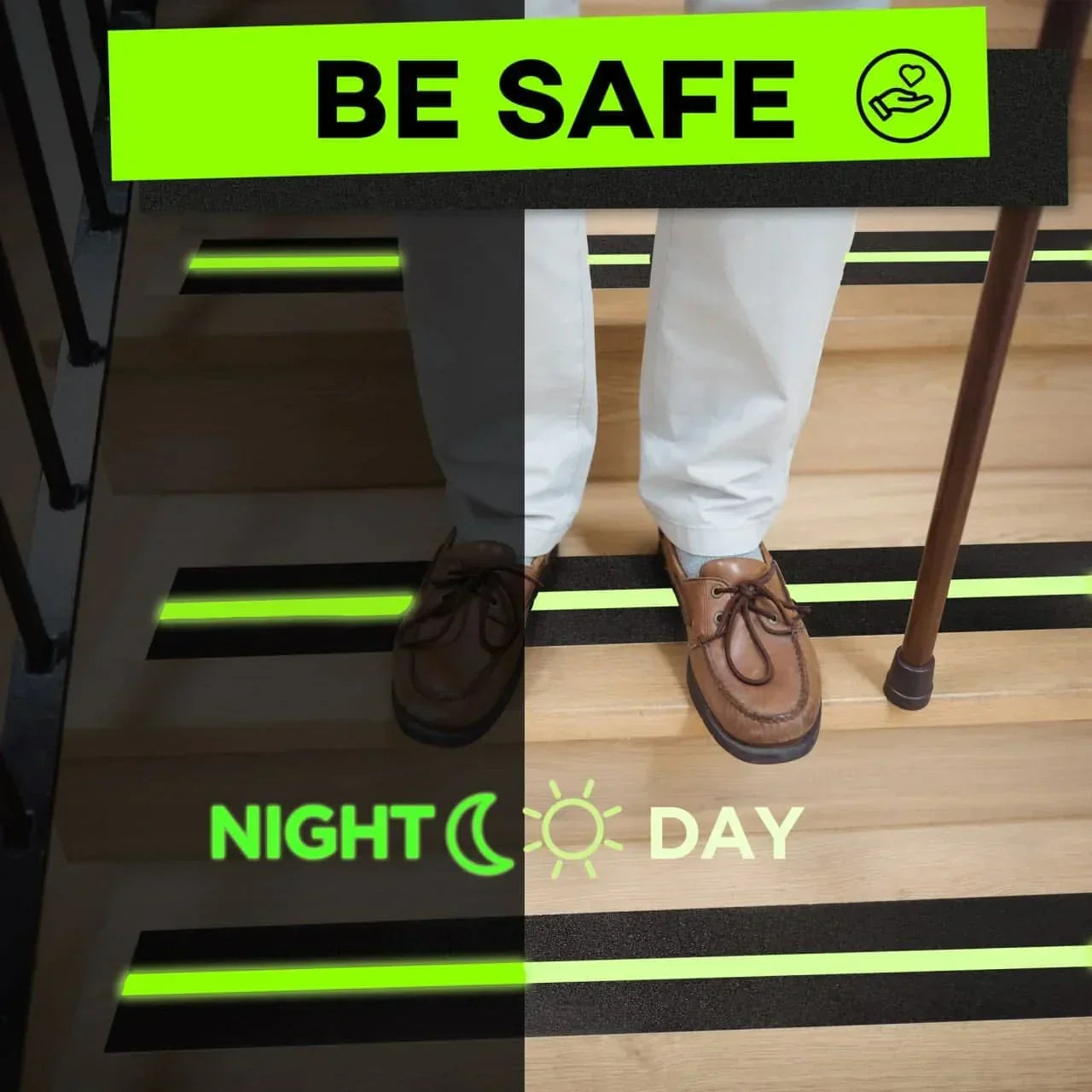 Anti Slip Tape Strong Grip | Waterproof | Glow-in-Dark