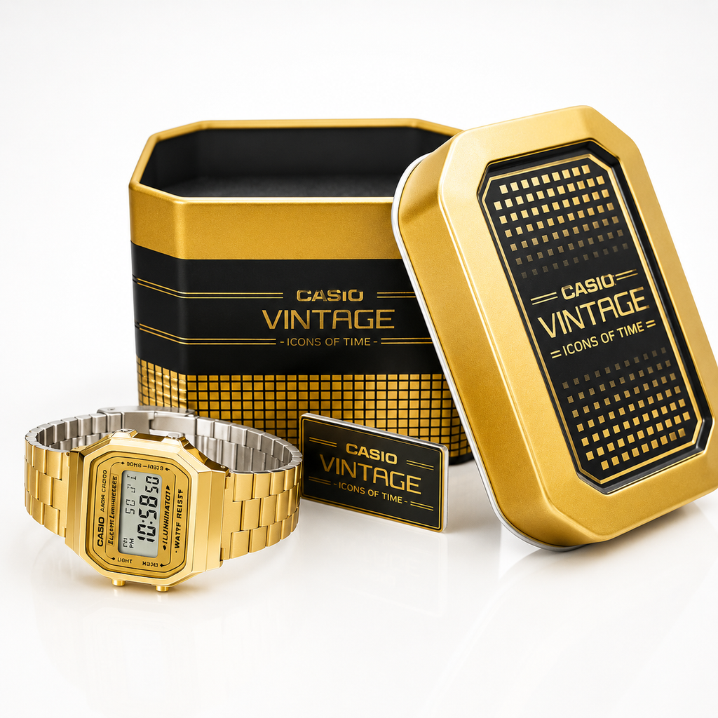 Casio Digital Gold Unisex Watch