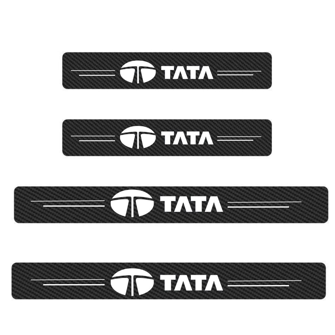EmblazeR - Carbon Fiber Door Sill Protector 9Pcs