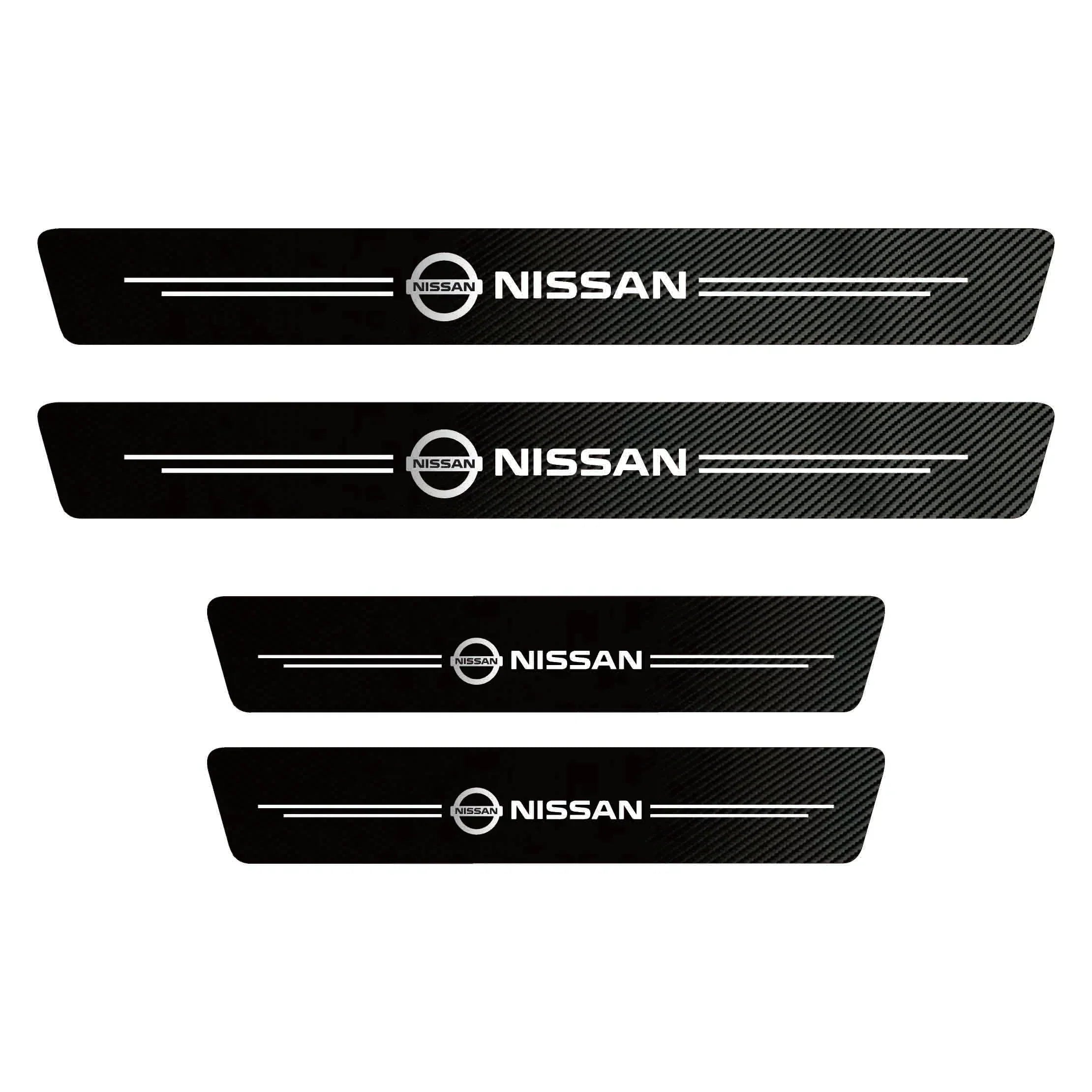 EmblazeR - Carbon Fiber Door Sill Protector 9Pcs