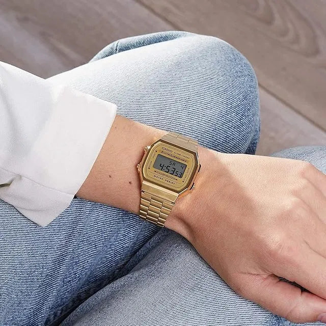 Casio Digital Gold Unisex Watch