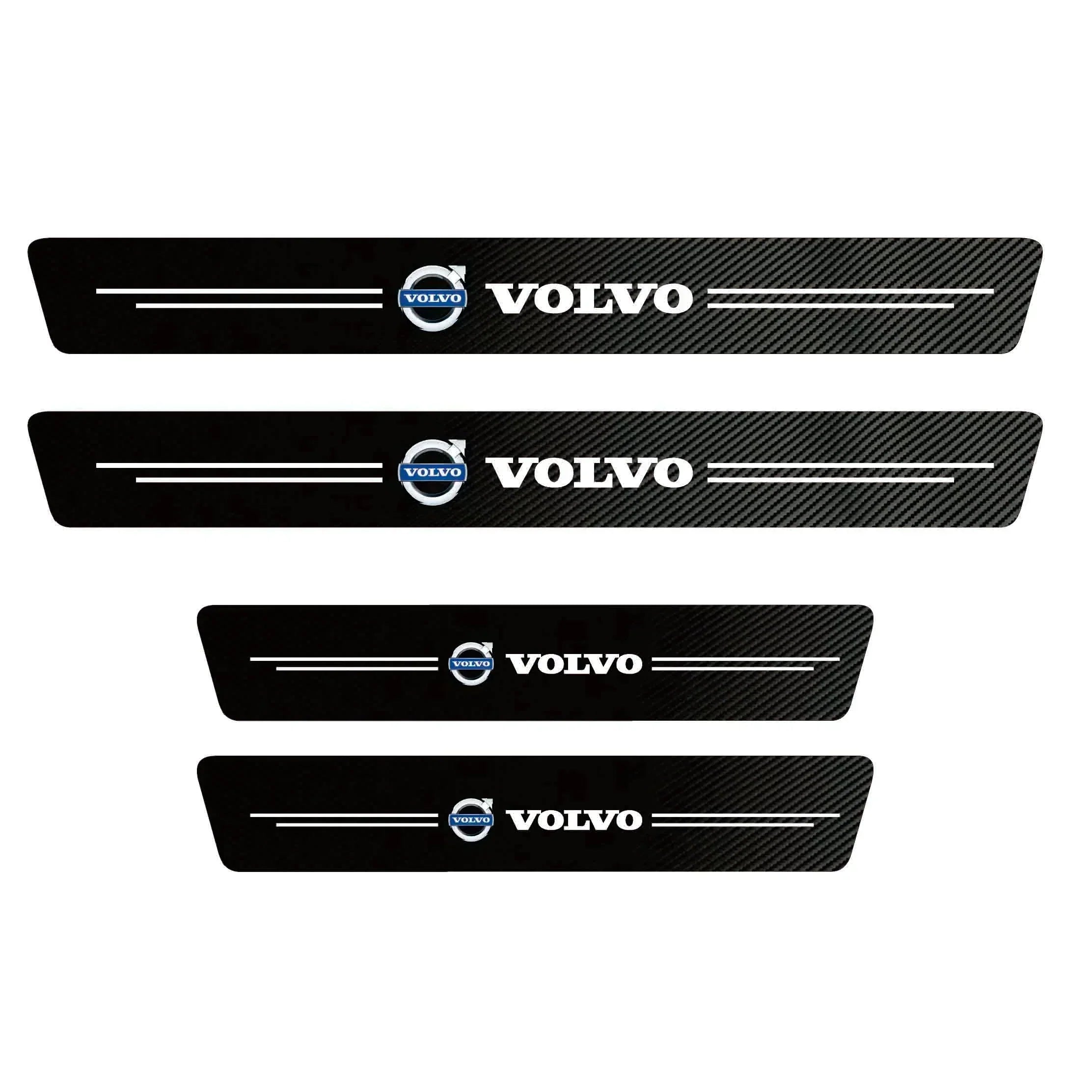 EmblazeR - Carbon Fiber Door Sill Protector 9Pcs
